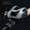 1 Piece Universal Bait Casting Fishing Reel, 7.1:1 High Speed Gear Ratio, Magnetic Brake System Fishing Coil for Fresh Saltwater, Flyfishing, Solocamping, Picnicaesthetic