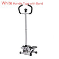 Mini Stepper, Home Exercise Fitness Mountaineering Multi-Function Stair Stepper with 2Pcs Adjustable Resistance Band, Leg Arm Full Body Workout Stepper, Sports Accessories