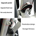 Mini Stepper, Home Exercise Fitness Mountaineering Multi-Function Stair Stepper with 2Pcs Adjustable Resistance Band, Leg Arm Full Body Workout Stepper, Sports Accessories
