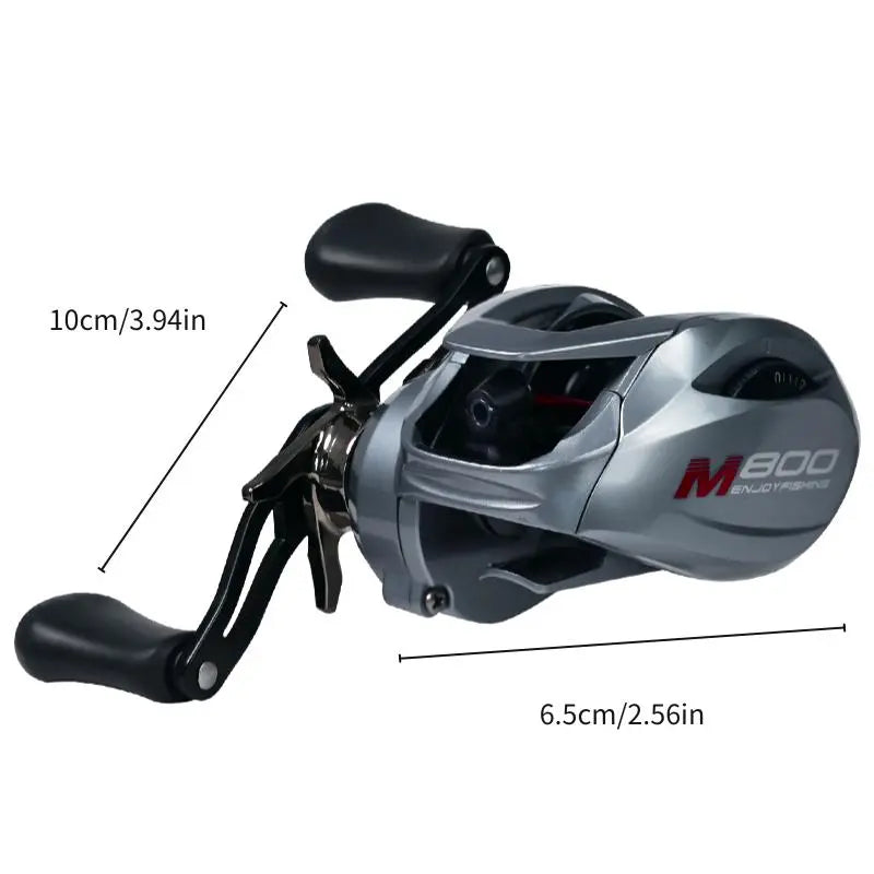 1 Piece Universal Bait Casting Fishing Reel, 7.1:1 High Speed Gear Ratio, Magnetic Brake System Fishing Coil for Fresh Saltwater, Flyfishing, Solocamping, Picnicaesthetic